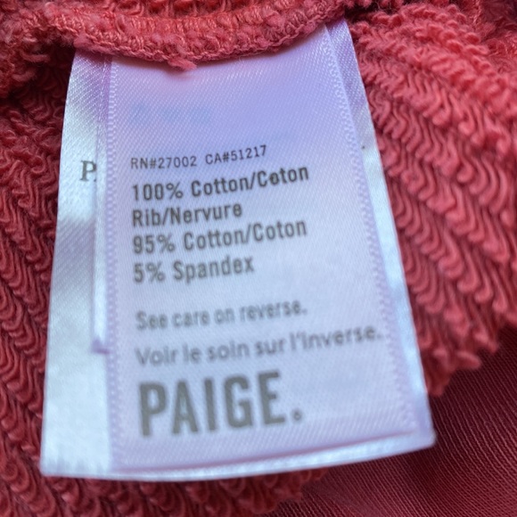 PAIGE from Neiman’s 100% Penelo faded tie dye sweatshirt with ruffles. Worn once - Picture 12 of 12